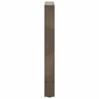 Produktbild för Matbordsben naturstål 2 st 50x(72-73) cm stål