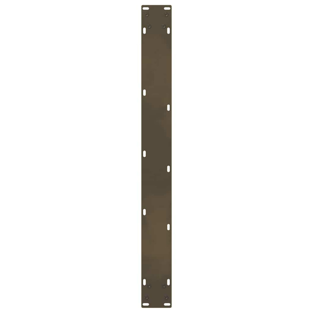 Produktbild för Matbordsben naturstål 2 st 70x(72-73) cm stål