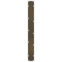 Produktbild för Matbordsben naturstål 2 st 70x(72-73) cm stål