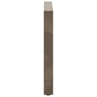 Produktbild för Matbordsben naturstål 2 st 80x(72-73) cm stål