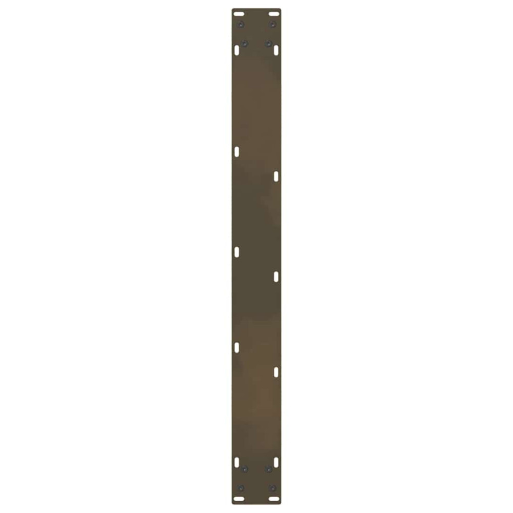 Produktbild för Matbordsben naturstål 2 st 80x(72-73) cm stål