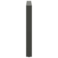 Produktbild för Matbordsben antracit 2 st 100x(72-73) cm stål