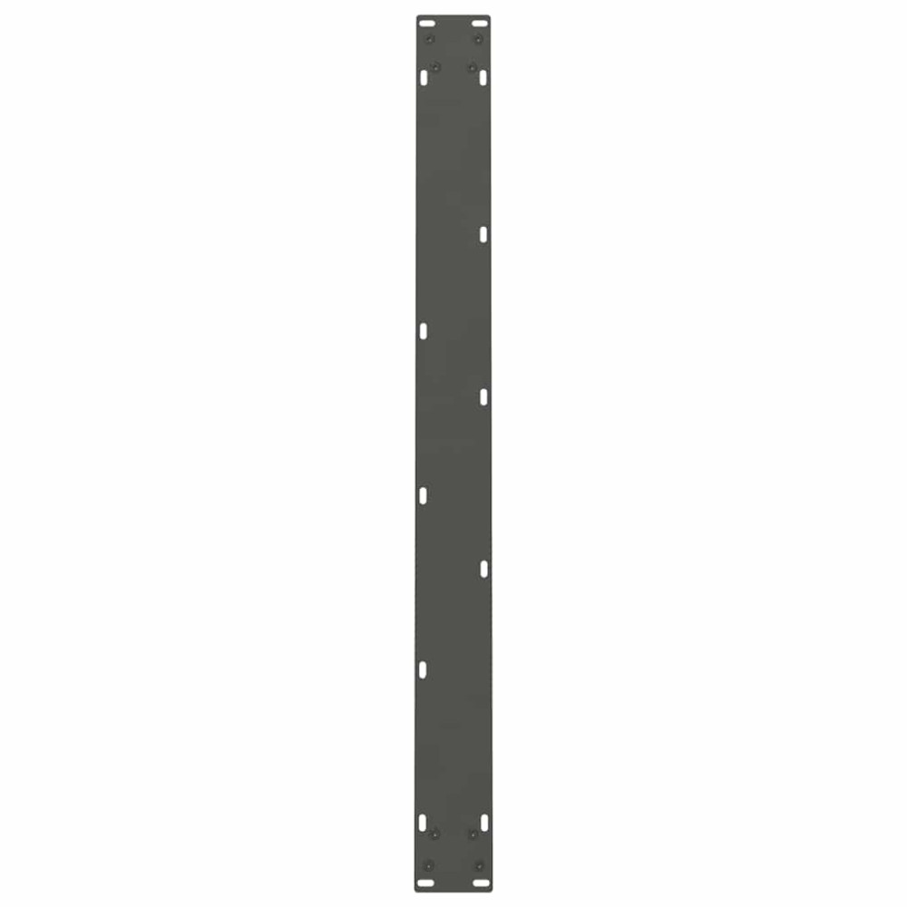 Produktbild för Matbordsben antracit 2 st 100x(72-73) cm stål
