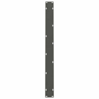Produktbild för Matbordsben antracit 2 st 100x(72-73) cm stål