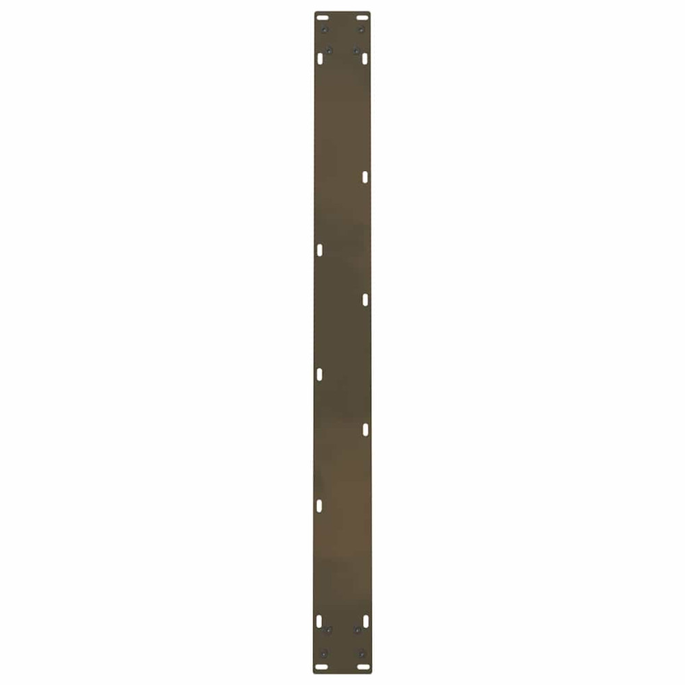 Produktbild för Matbordsben naturstål 2 st 100x(72-73) cm stål