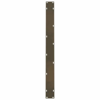 Produktbild för Matbordsben naturstål 2 st 100x(72-73) cm stål