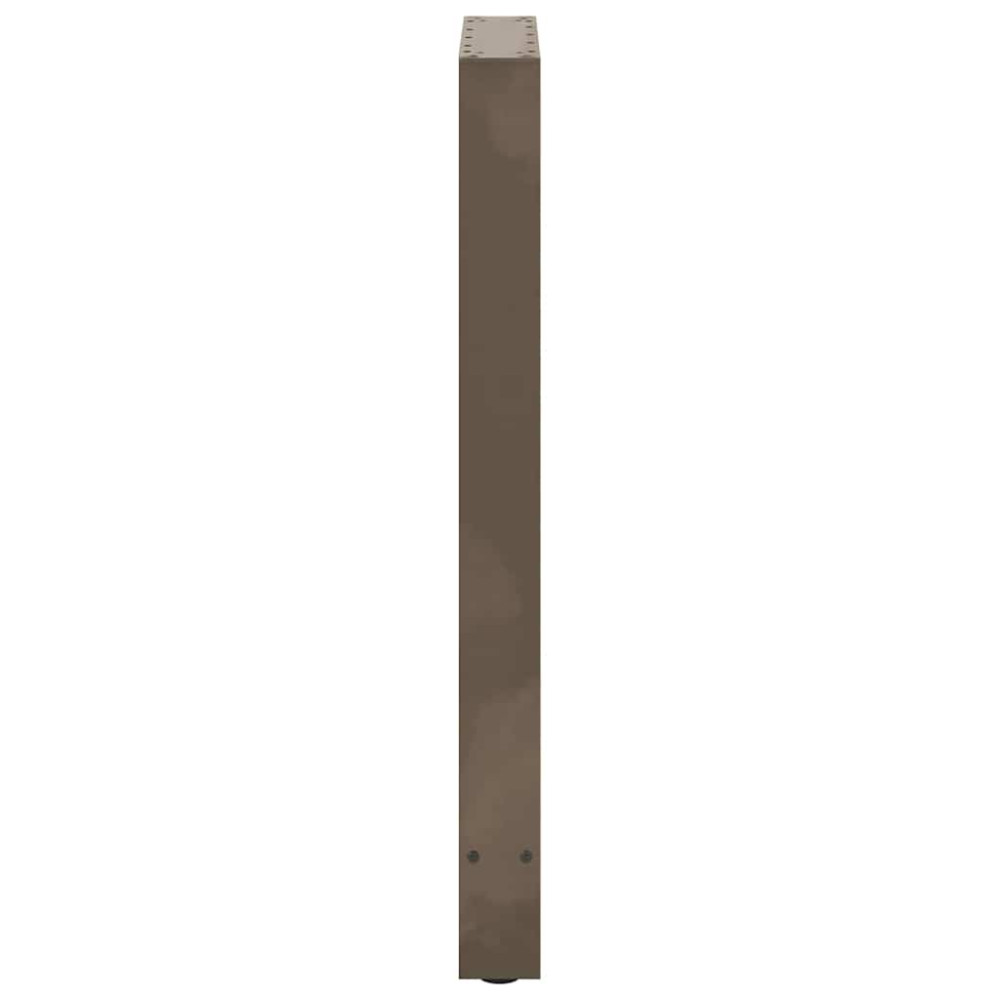 Produktbild för Barbordsben naturstål 2 st 50x(90-91) cm stål