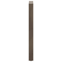 Produktbild för Barbordsben naturstål 2 st 60x(100-101) cm stål