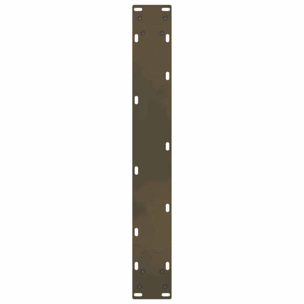 Produktbild för Barbordsben naturstål 2 st 60x(100-101) cm stål