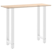 Produktbild för Barbordsben vita 2 st 50x(110-111) cm stål