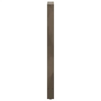Produktbild för Barbordsben naturstål 2 st 50x(110-111) cm stål
