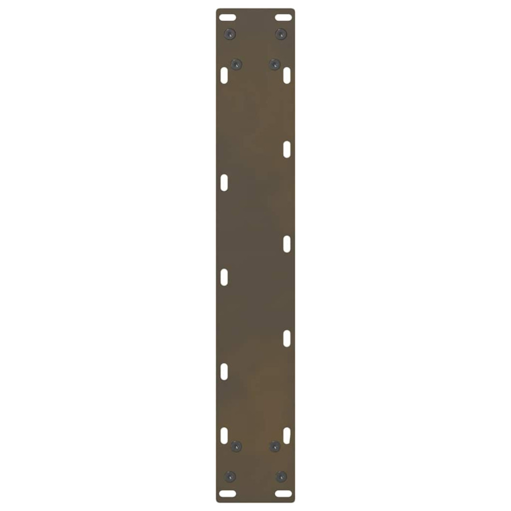 Produktbild för Barbordsben naturstål 2 st 50x(110-111) cm stål