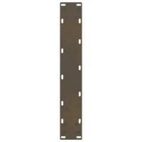 Produktbild för Barbordsben naturstål 2 st 50x(110-111) cm stål