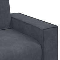 Produktbild för Soffa 2-sits mörkgrå 180x78x84 cm sammet