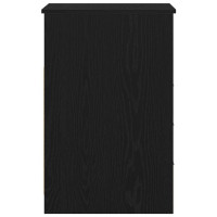 Produktbild för Byrå svart ek 40x50x76 cm konstruerat trä