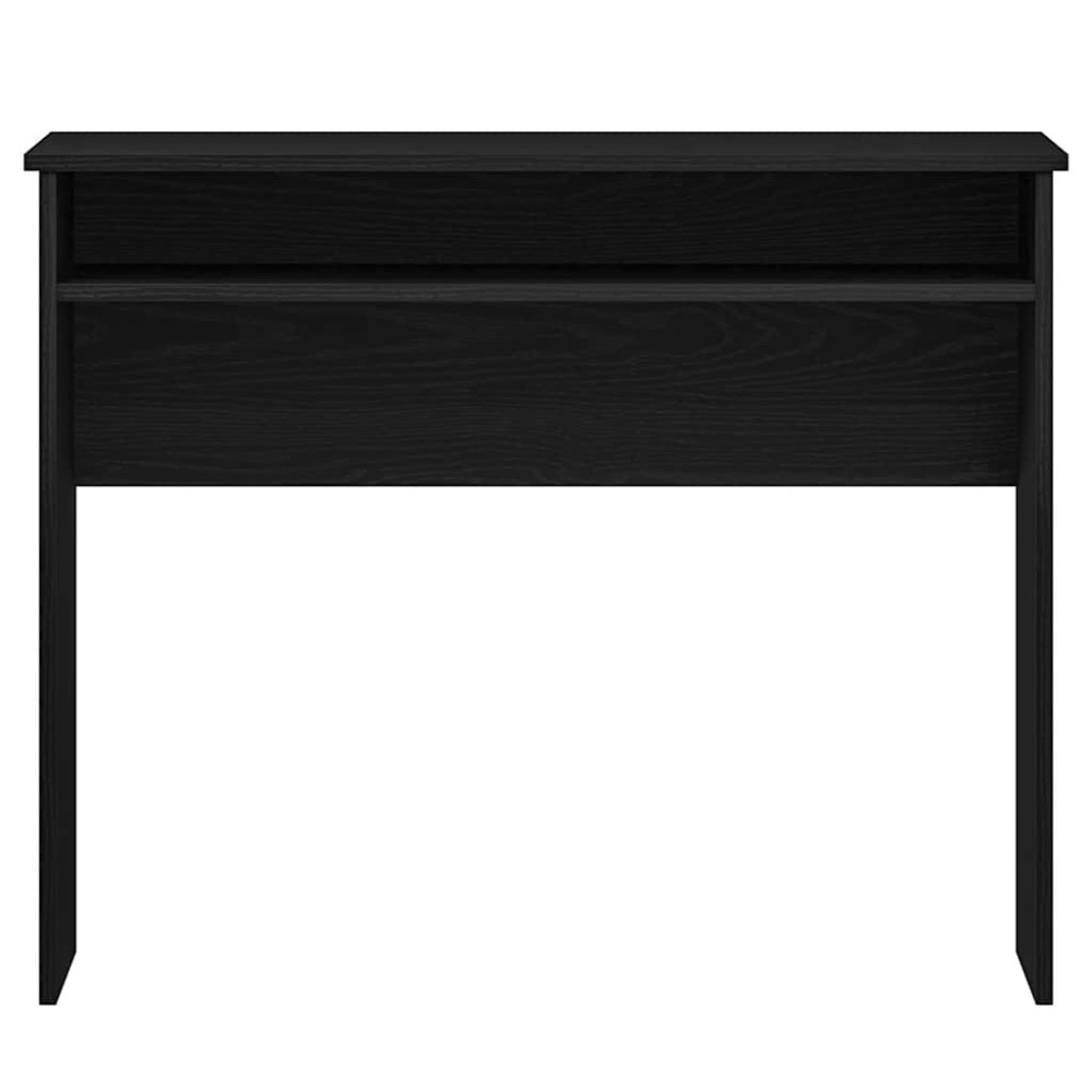 Produktbild för Skrivbord svart ek 90x50x74 cm konstruerat trä