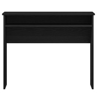 Produktbild för Skrivbord svart ek 90x50x74 cm konstruerat trä