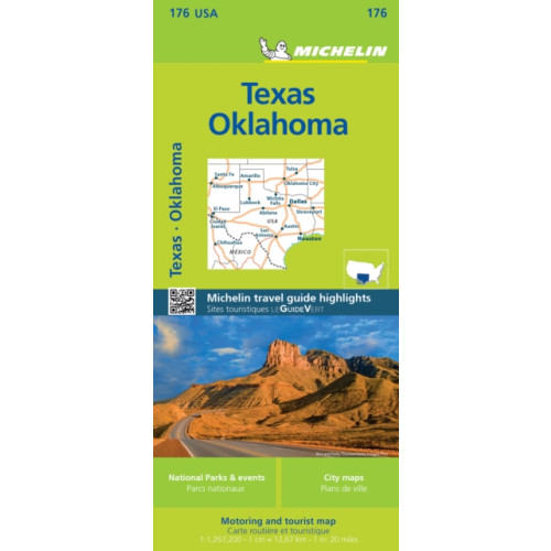 Michelin Editions Des Voyages Texas Oklahoma - Zoom Map 176