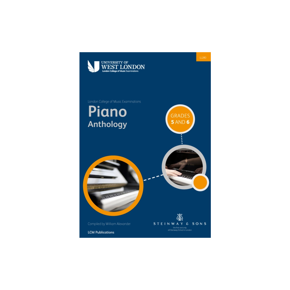 Produktbild för London College of Music Piano Anthology Grades 5 & 6 (häftad, eng)