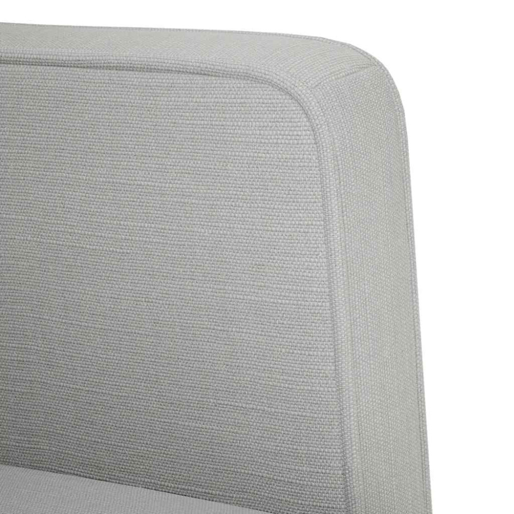 Produktbild för Loveseat soffa molngrå 111 cm tyg