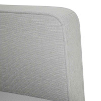 Produktbild för Loveseat soffa molngrå 111 cm tyg