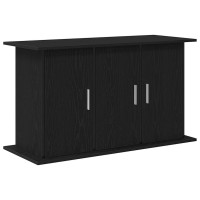 Produktbild för Akvariestativ svart ek 101x41x58 cm konstruerat trä