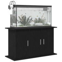 Produktbild för Akvariestativ svart ek 101x41x58 cm konstruerat trä