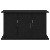 Produktbild för Akvariestativ svart ek 101x41x58 cm konstruerat trä