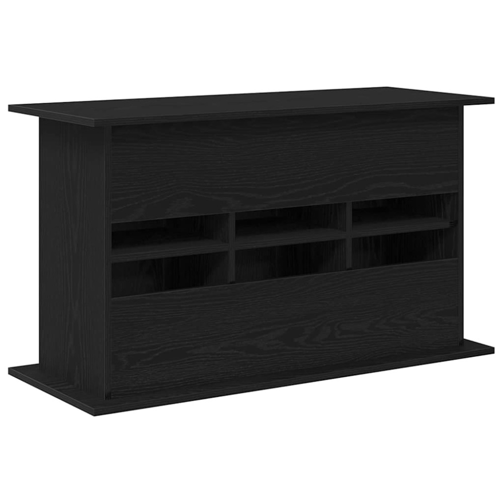 Produktbild för Akvariestativ svart ek 101x41x58 cm konstruerat trä