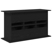 Produktbild för Akvariestativ svart ek 101x41x58 cm konstruerat trä