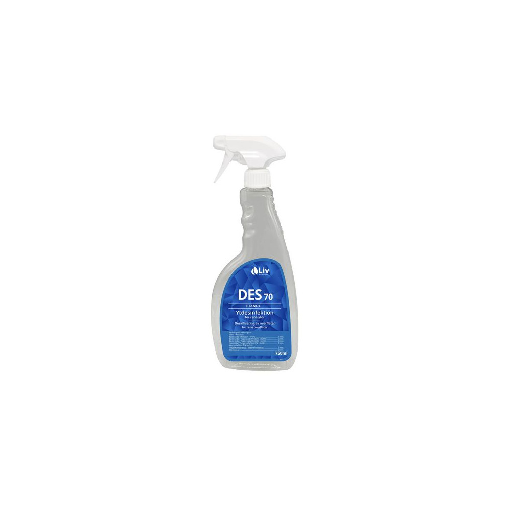Produktbild för Ytdesinfektion LIV 70 spray 750ml