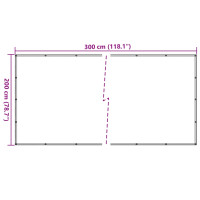 Produktbild för Lastnät grön 2x3 m HDPE