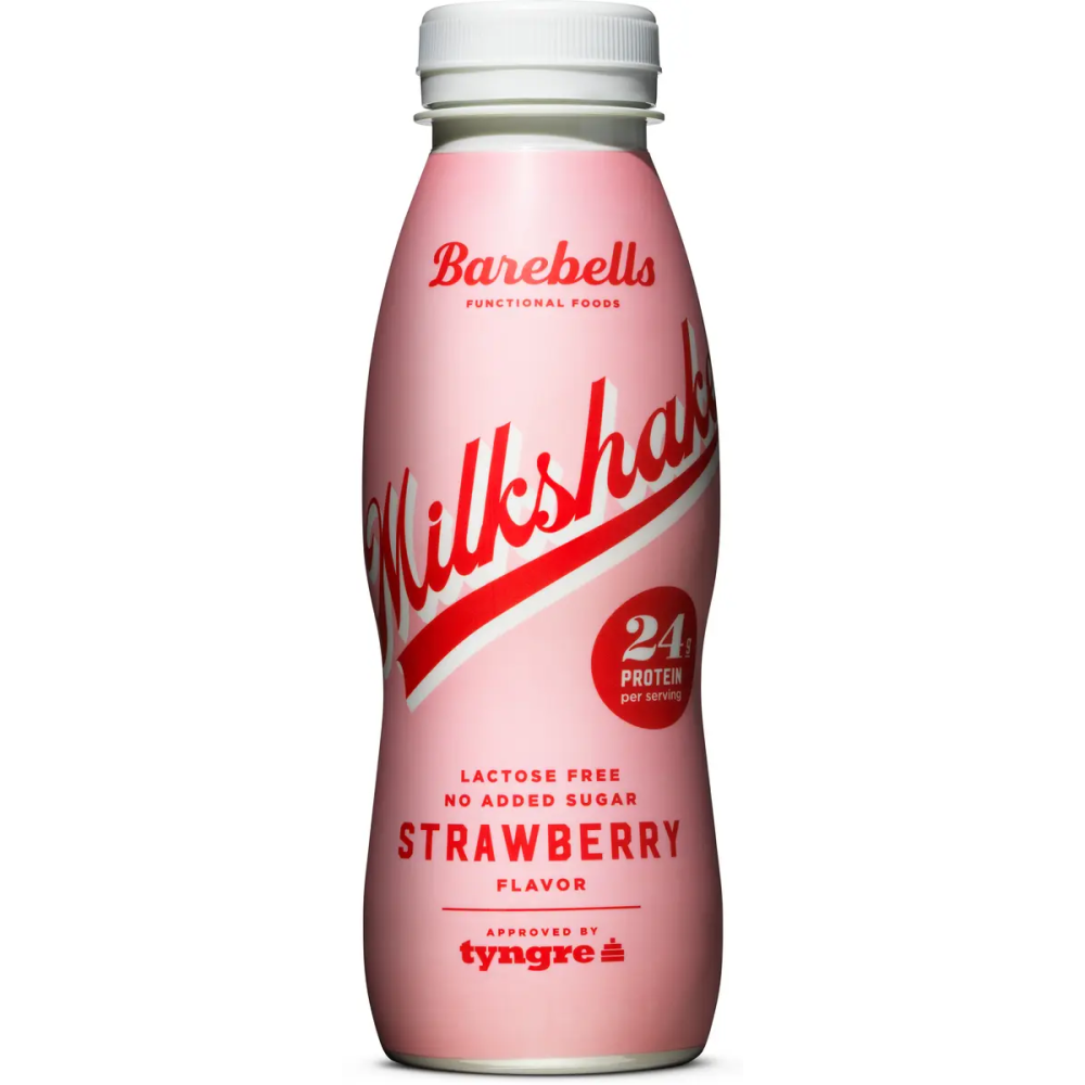 Produktbild för Barebells Milkshake Strawberry 330 ml