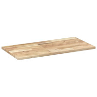 Produktbild för Svävande hyllor 4 st 80x40x2 cm obehandlat massivt akaciaträ