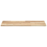 Produktbild för Svävande hyllor 4 st 80x40x2 cm obehandlat massivt akaciaträ