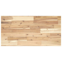 Produktbild för Svävande hyllor 4 st 80x40x2 cm obehandlat massivt akaciaträ