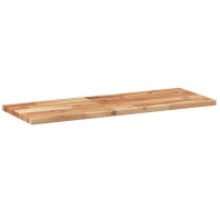 Produktbild för Svävande hyllor 3 st 80x30x2 cm behandlat massivt akaciaträ
