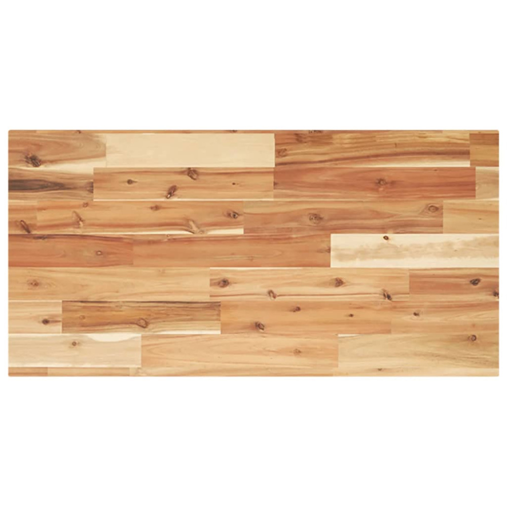 Produktbild för Svävande hylla 80x40x2 cm behandlat massivt akaciaträ