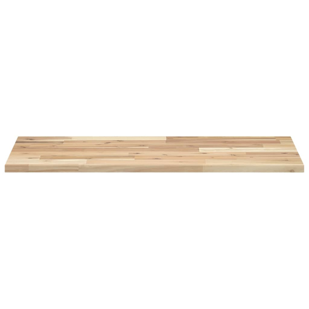 Produktbild för Bänkskiva för badrum obehandlad 80x40x2 cm massivt akaciaträ