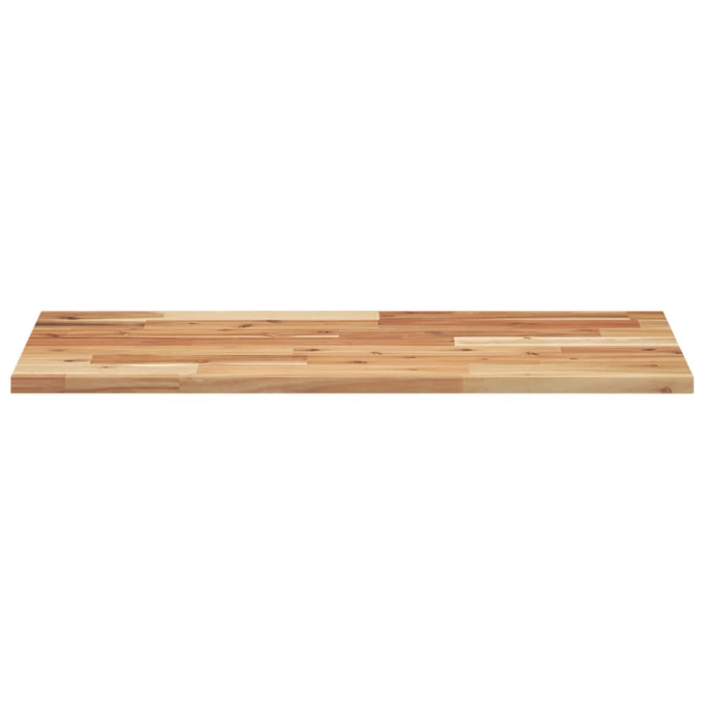 Produktbild för Bänkskiva för badrum behandlad 80x40x2 cm massivt akaciaträ