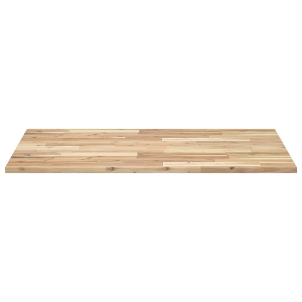 Produktbild för Bordsskiva obehandlad 80x70x2 cm massivt akaciaträ
