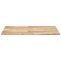 Produktbild för Bordsskiva obehandlad 80x70x2 cm massivt akaciaträ