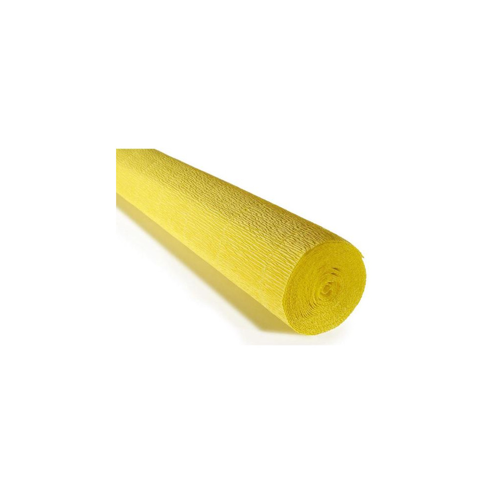 Produktbild för Kräppapper kraftigt 180gr Gul