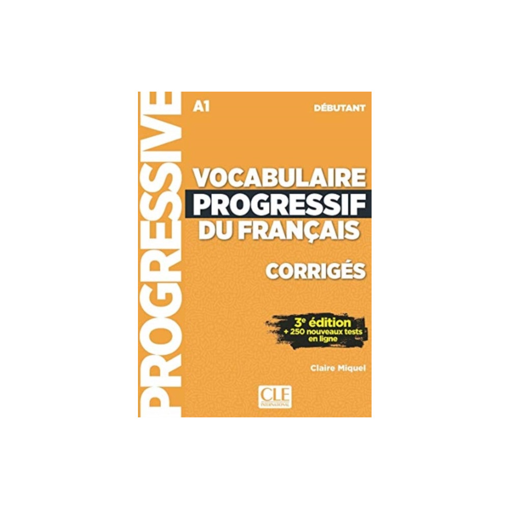 Produktbild för Vocabulaire progressif du francais - Niveau debutant (A1) - Corriges (häftad, fre)