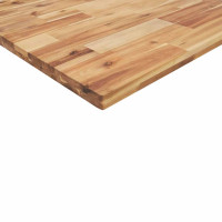 Produktbild för Svävande hylla 40x30x4 cm behandlat massivt akaciaträ