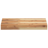 Produktbild för Svävande hyllor 2 st 40x30x4 cm behandlat massivt akaciaträ