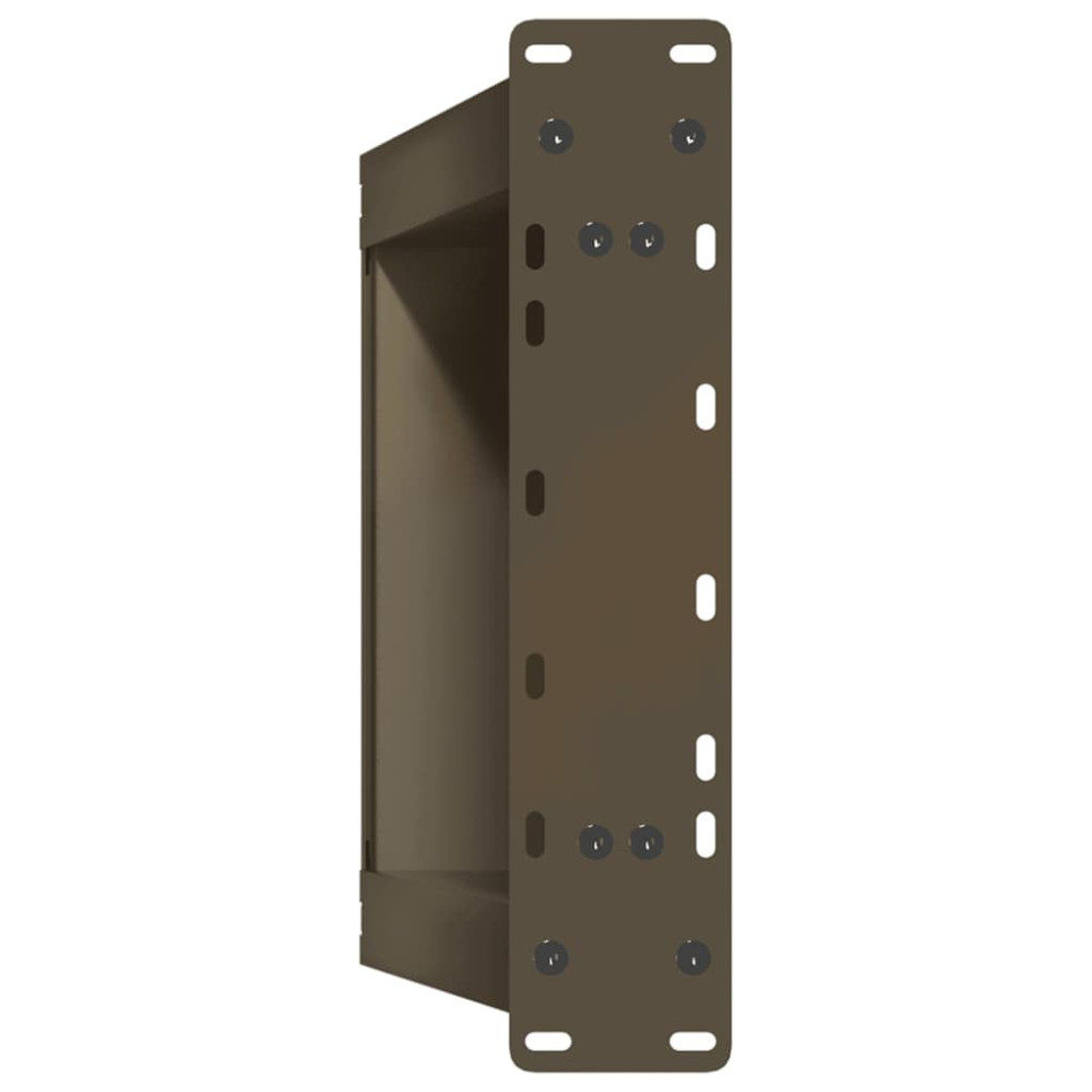 Produktbild för Soffbordsben U-formade 2 st naturstål 38x(42-43) cm stål