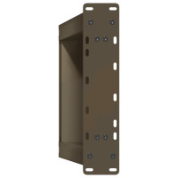 Produktbild för Soffbordsben U-formade 2 st naturstål 38x(42-43) cm stål