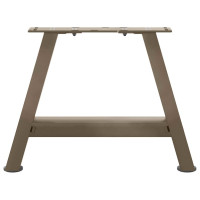 Produktbild för Soffbordsben A-formade 2 st 40x(30-31) cm stål