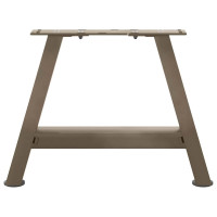 Produktbild för Soffbordsben A-formade 2 st 50x(30-31) cm stål